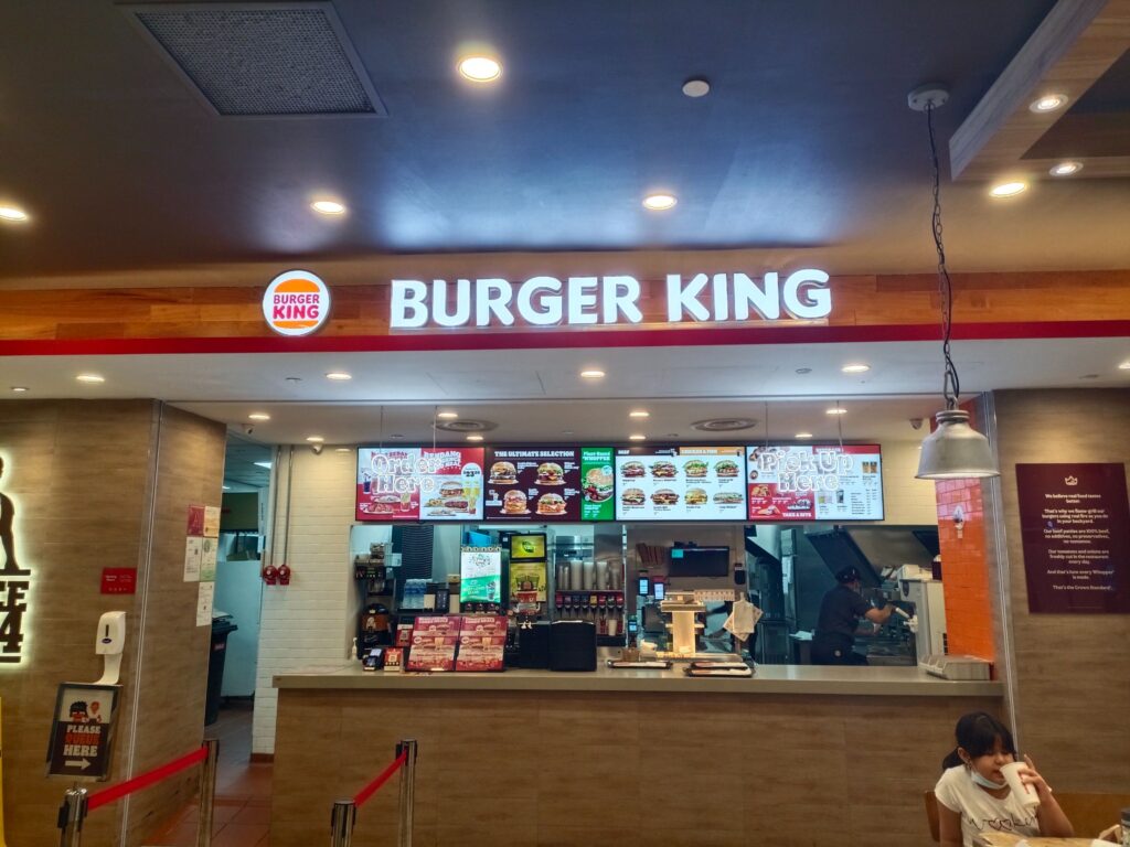 Burger King Marina Square Food
