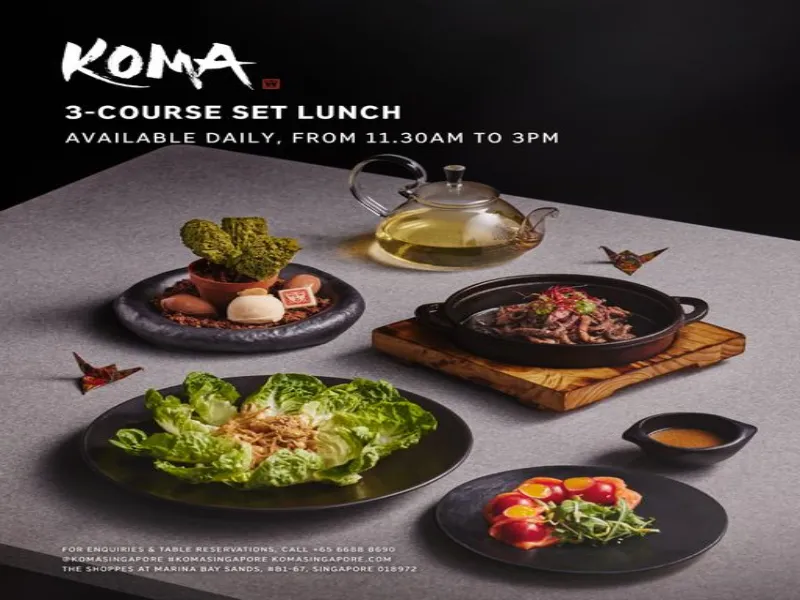KOMA Singapore menu price