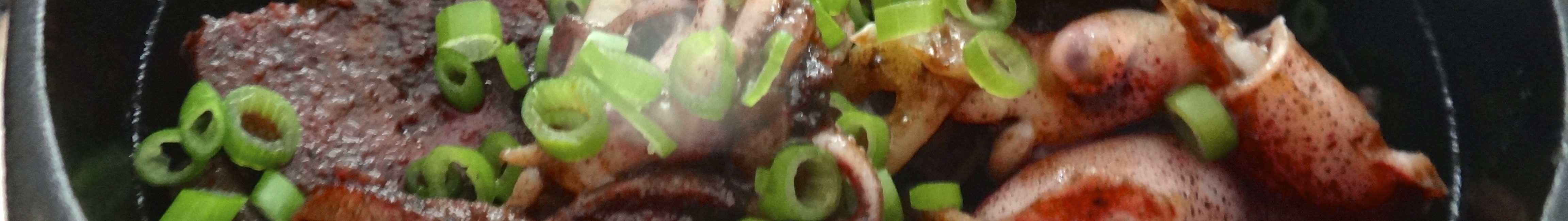 Baby octopus with Chorizo