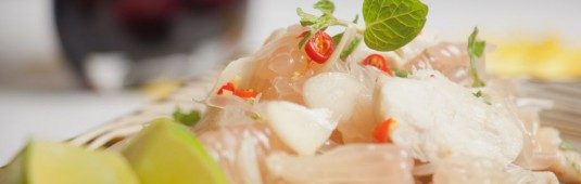 Cambodian chicken & pomelo salad