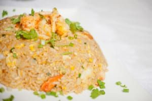 Thai style lobster fried rice