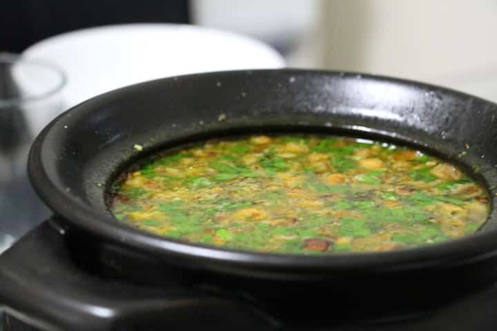 Balinese sweetcorn soup