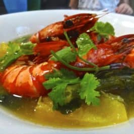 Thai prawns style orange juice recipe