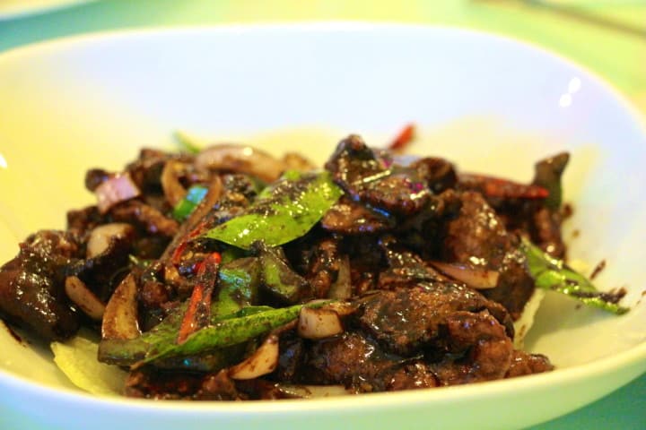 Siamese Cat's Black Pepper Beef - it's a real good one, and worth a visit... 