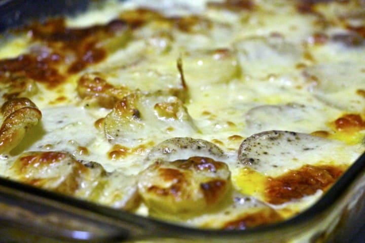 Cheese cream potatoes recipe