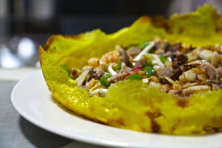 Kanom Beuang Yuan - Pork-Shrimp Crispy Crepes