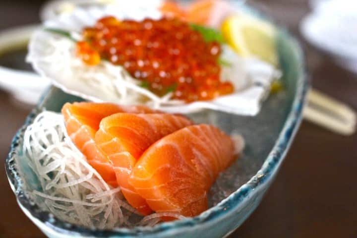 Sushi Tei salmon sashimi