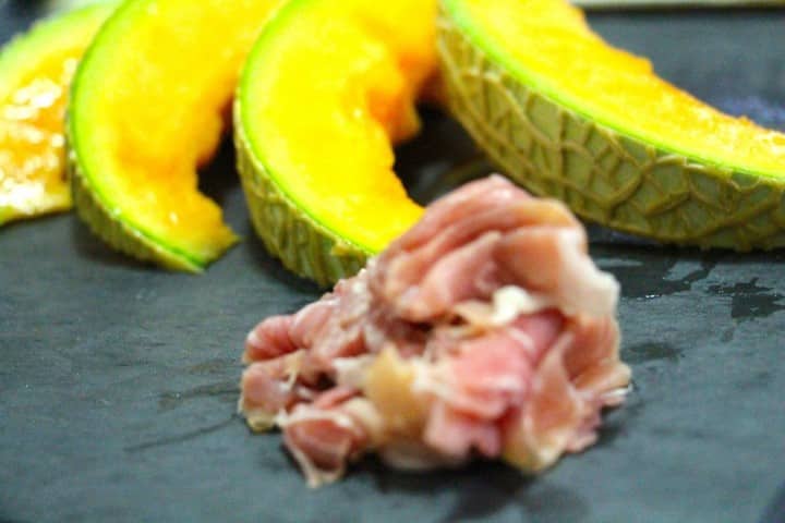 Melon and parma ham