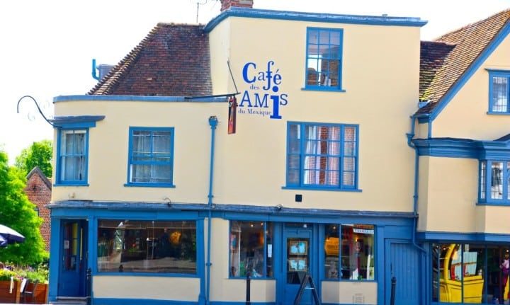 Cafe des Amis Canterbury England frontage