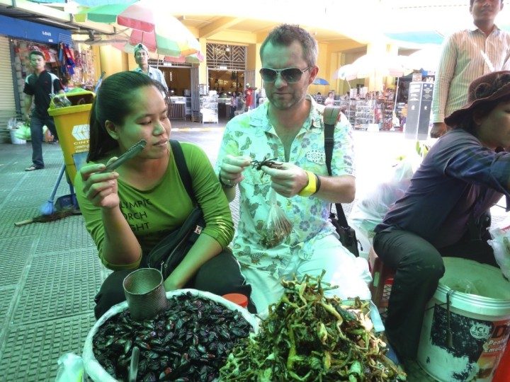 Cambodia, of markets and insects