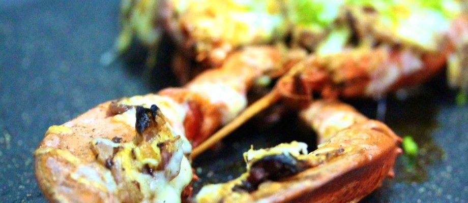 Lobster, chorizo, bacon & cheese