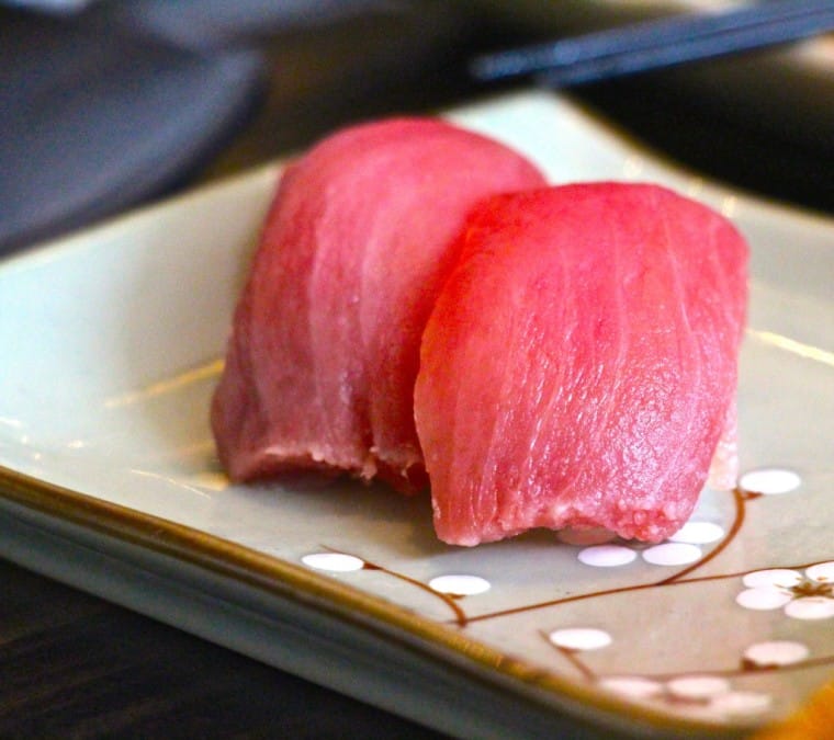 Megumi Japanese Restaurant: This was damn good too. A little sushi now away from the sashimi. Did you know the difference? Sushi with rice and Sashimi without. This is basic <a class=