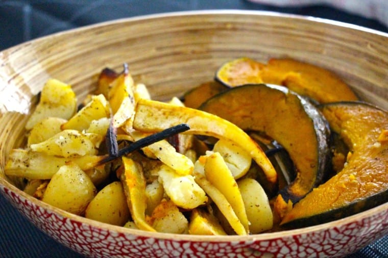 More roasted veggies. Prepared in exactly the same way as above but this time we're <a href=