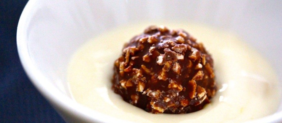 ferrero rocher with fruit yoghurt recipe