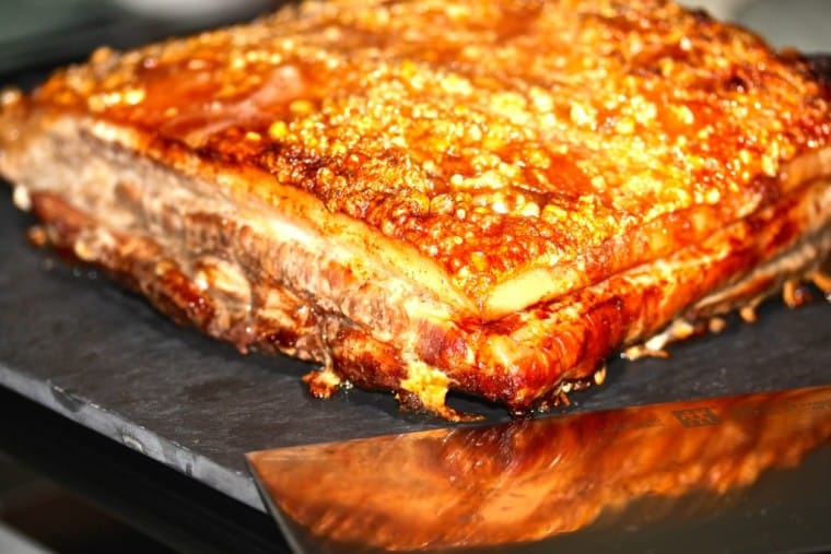 roast pork belly