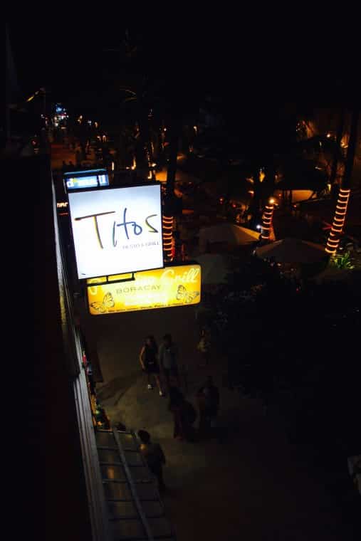 Tito's Restaurant, Boracay
