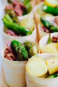 Roasted BBQ Vegetables with Parma Ham