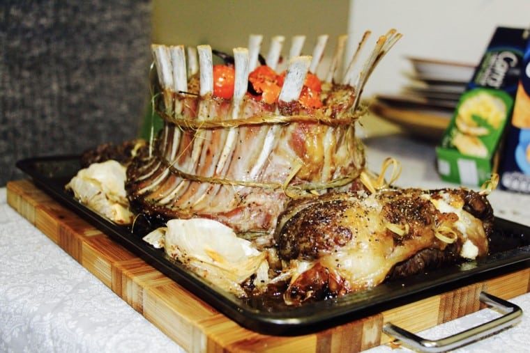 Roasted Lamb Crown