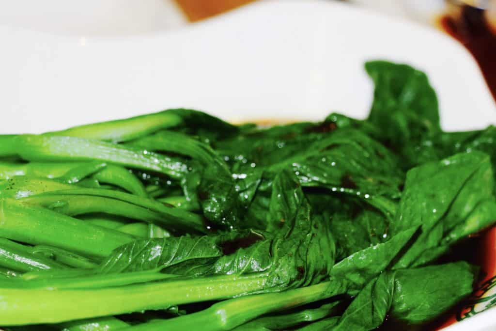 Tim Ho Wan i12 poached greens