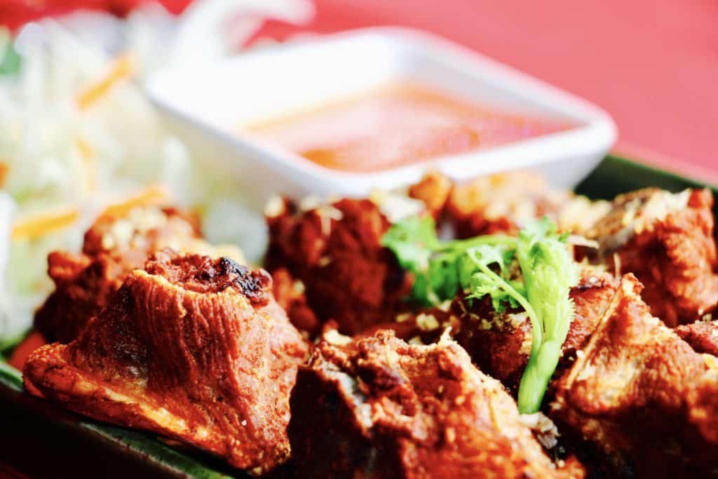 Chiang Mai Review Muan Huay Keaw Restaurant deep-fried pork ribs