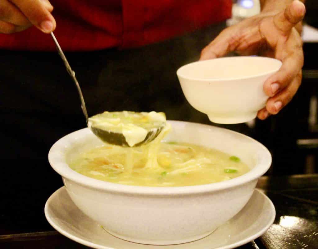 Gerarda's Place, Tagbilaran City, Bohol, Philippines corn soup