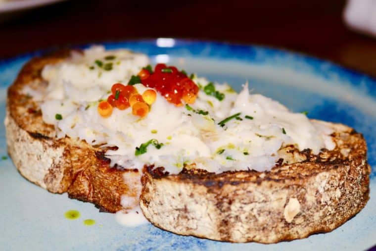 Salted and Hung on Purvis Street haddock on sourdough