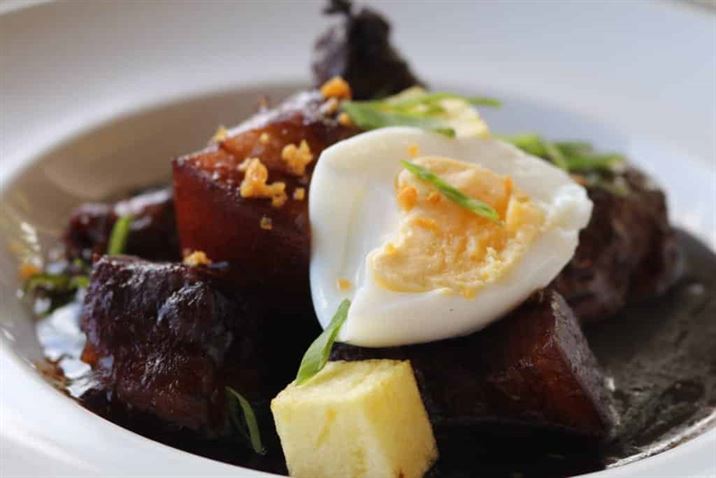  slow-cooked pork belly