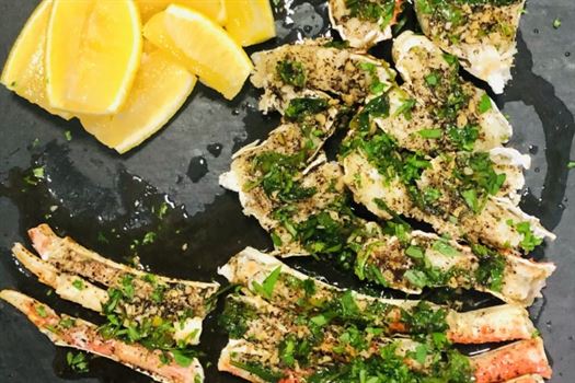 Best Baked King Crab Recipe with Burnt Butter Sauce