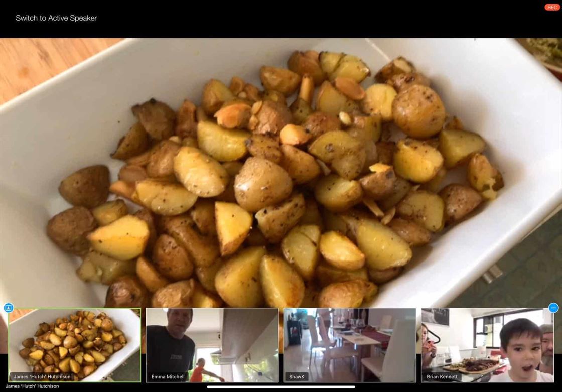 ChillaxBBQ cooking lesson via Zoom for Toma Roast Lunch