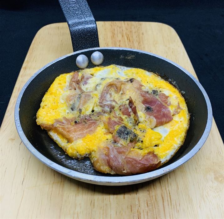Baked Mini Omelette 'w' Parma Ham