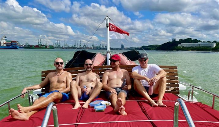 Alp's 50th Boat BBQ | Singapore | Lazarus Island | Keppel Marina