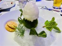 ICE; Oceanic Citrus / Spicy Tuna 'w' Yuzu Granite - Wonderland Restaurant