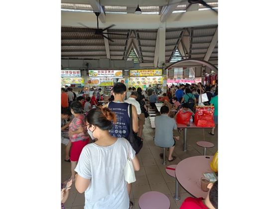 Yummy Sarawak Kolo Mee Queue