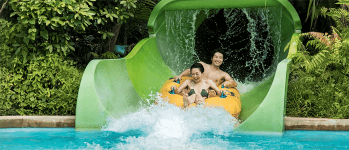 Adventure Cove sentosa review Waterpark Slide