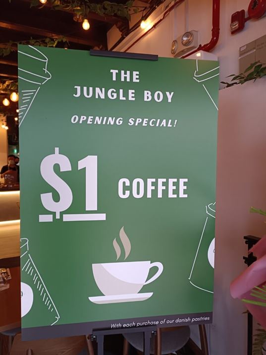 The Jungle Boy Coffee Opening Special