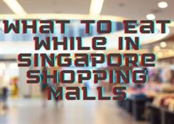What to Eat while in Singapore Shopping Malls