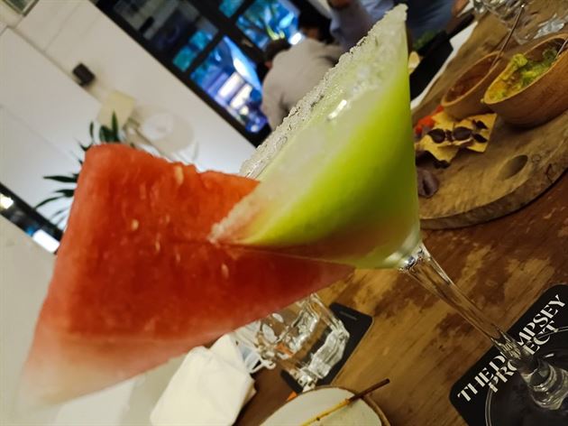 Kiwi Margarita with Water Melon