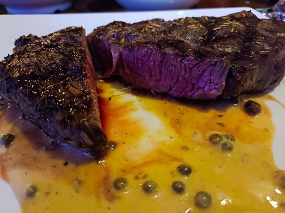 French Stall Ribeye Steak Medium Rare