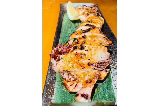 Yakizen Izakaya Japanese Restaurant grilled squid