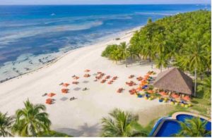 South Palms Resort Arial Beach