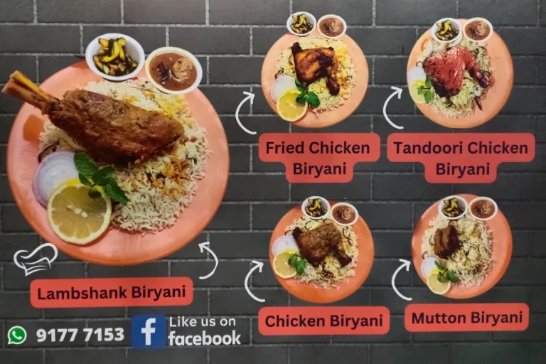 Mami Midah Briyani Menu