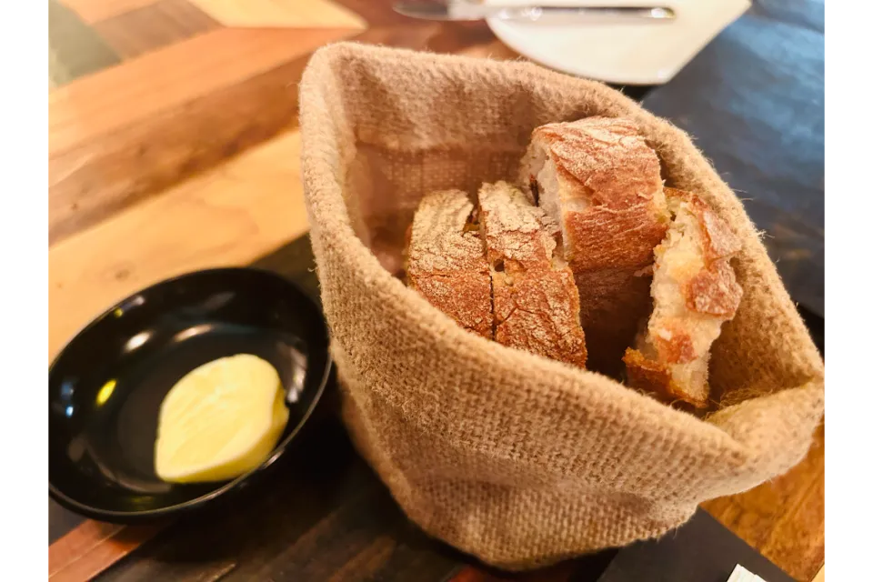 basket of heritage bread bar a thym