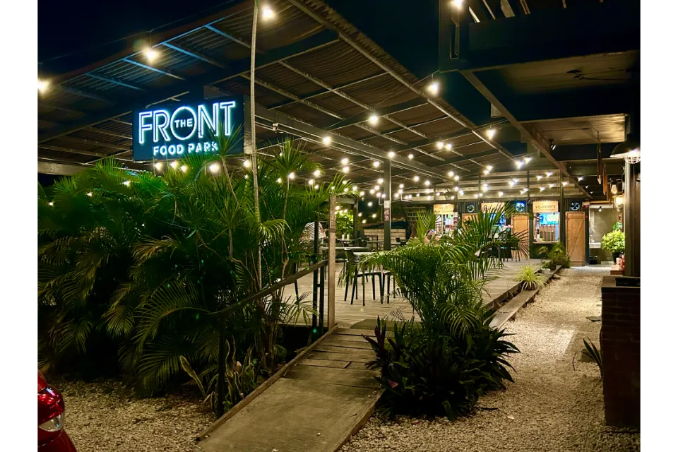 the front food park, bohol restaurants