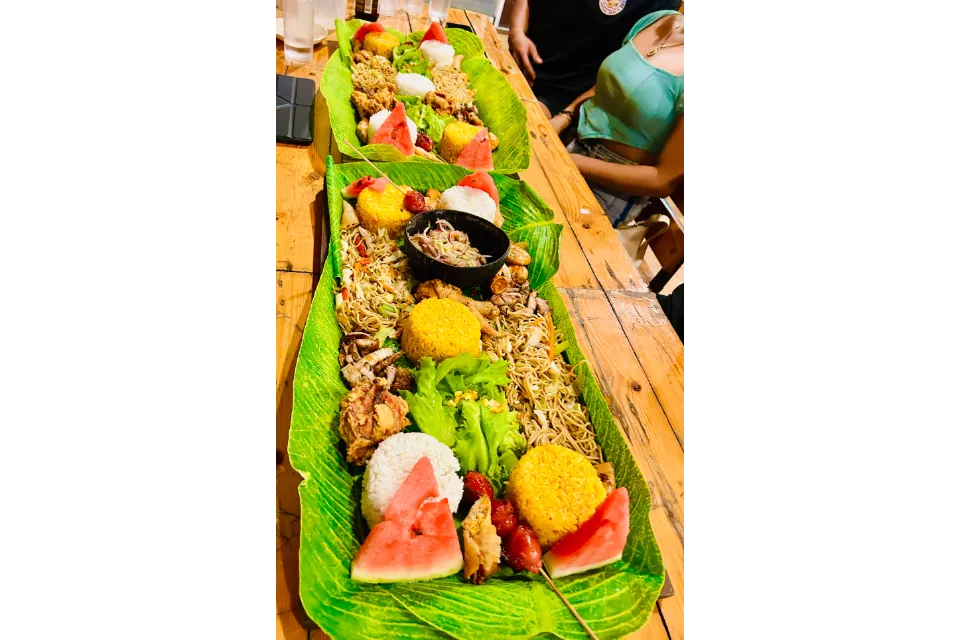 TNTS Boodle Fight Bohol The Food