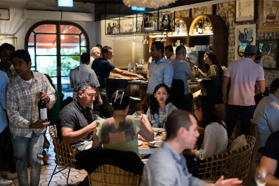 olivia restaurant and lounge interior best spanish restaurants in singapore