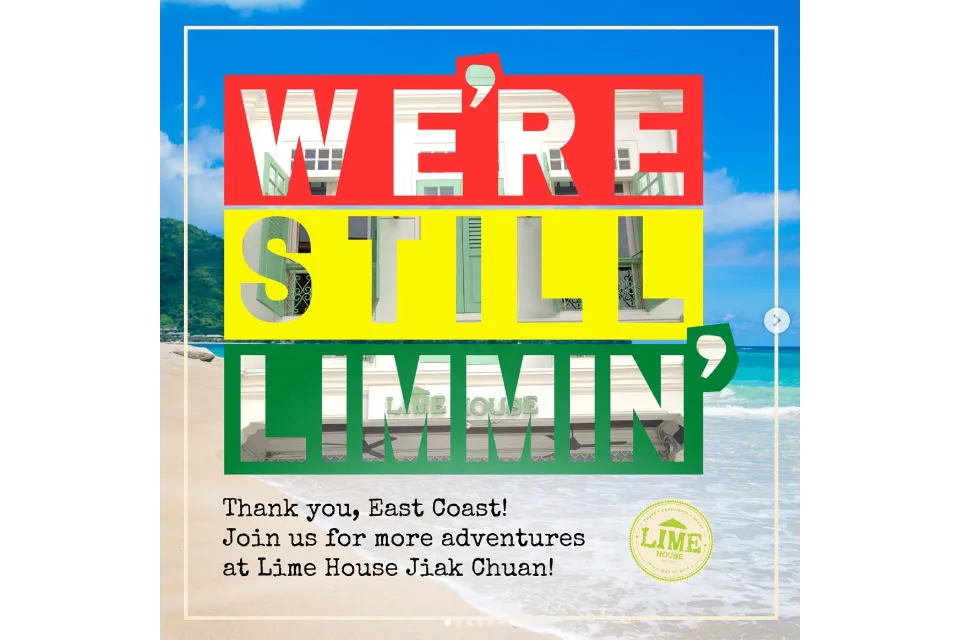 lime house katong closes Lime House Katong closes: best limin' is gone for 2023