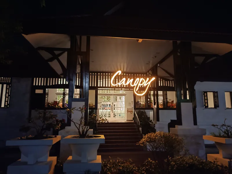 Canopy Changi Village Restaurant Dusk