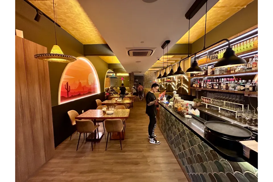 platypus cantina siglap interior