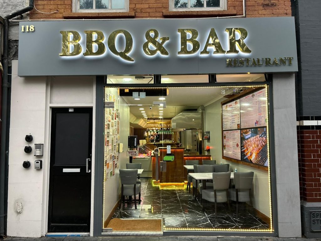 118 bbq & bar kebab restaurants london