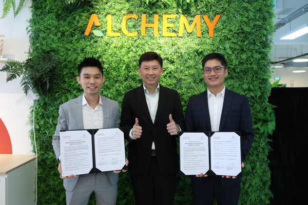 Alchemy x Ting Li MOU Signing Ceremony AI0ho8 Singapore sugar and carb reduction startup, Alchemy Foodtech, signs MOU and Investment Agreement with Chinese food conglomerate giant's investment arm, Ting Li, in multimillion-dollar value deal